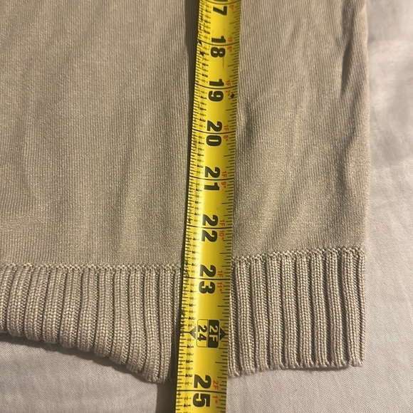 NWOT Kut From The Kloth Amabelle Open Front Cardigan Sweater Ribbed Tan - Picture 8 of 9